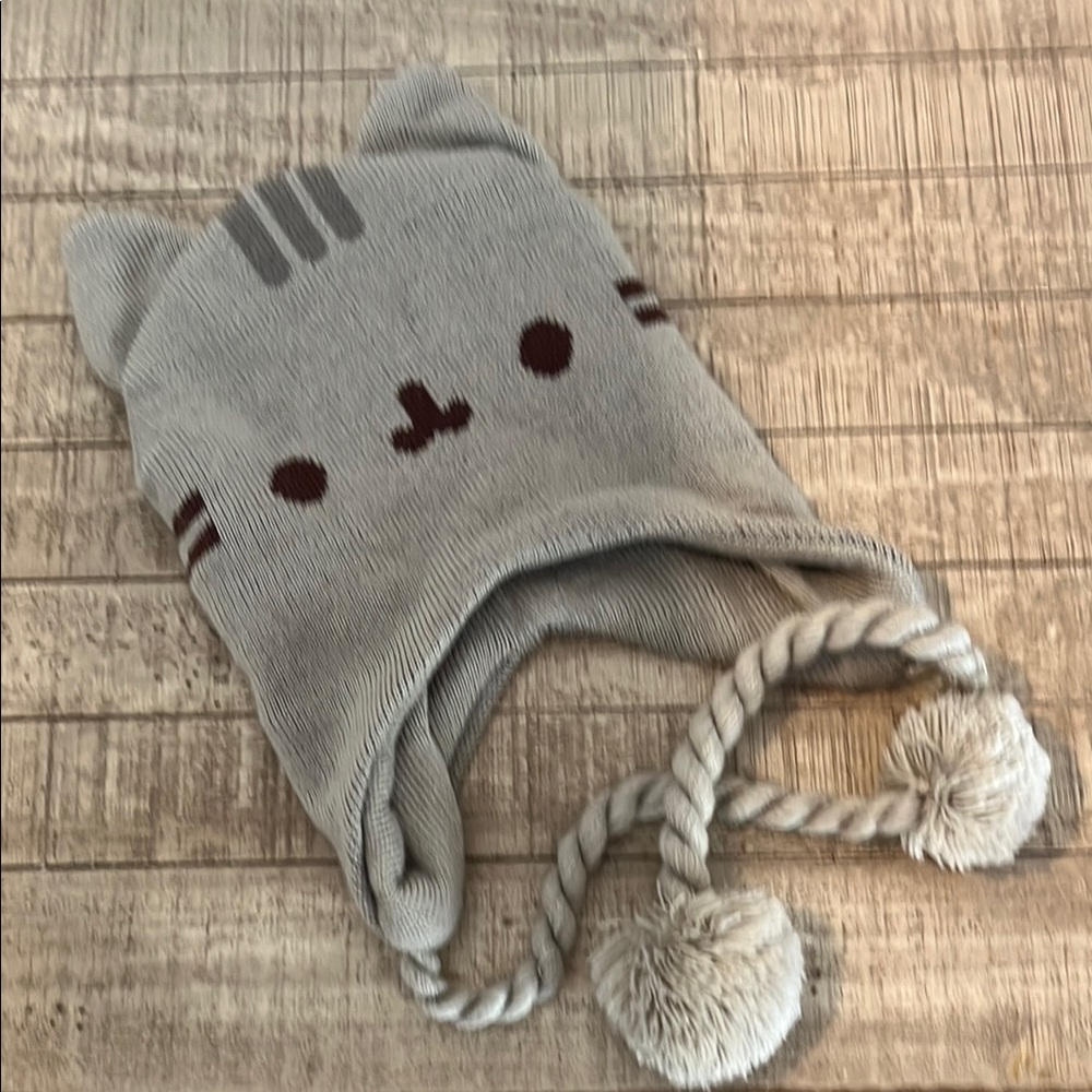 Gray Cat Ear Kids Hat